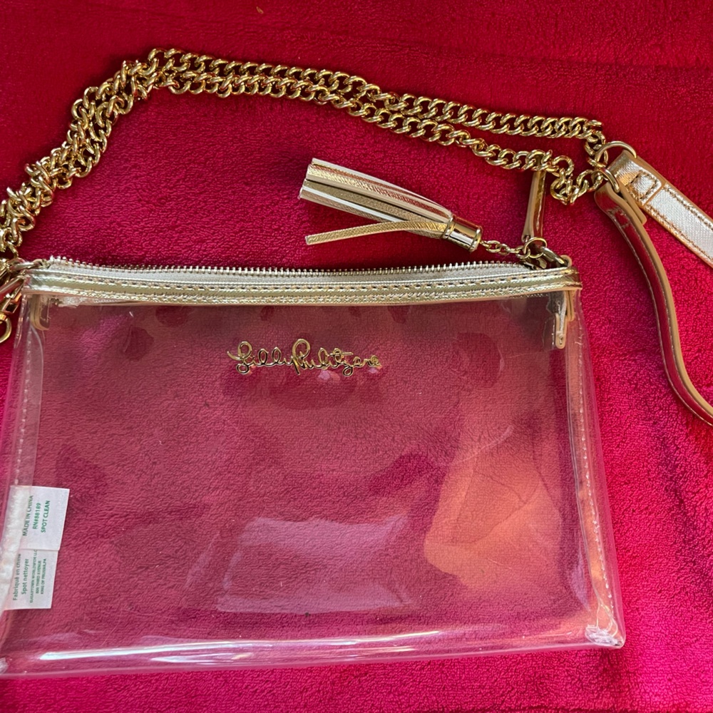 Lilly Pulitzer Clear stadium bag